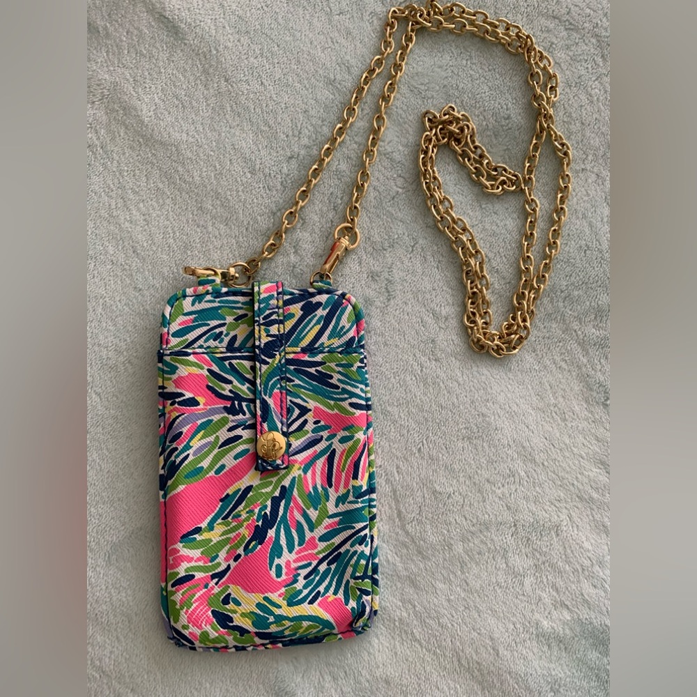 Lilly Pultizer Crossbody Phone/ID card holder